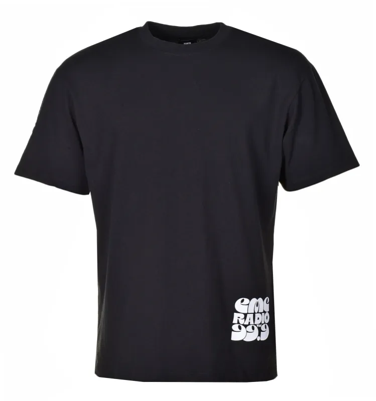 EMC Radio T-shirt Black made by Edwin