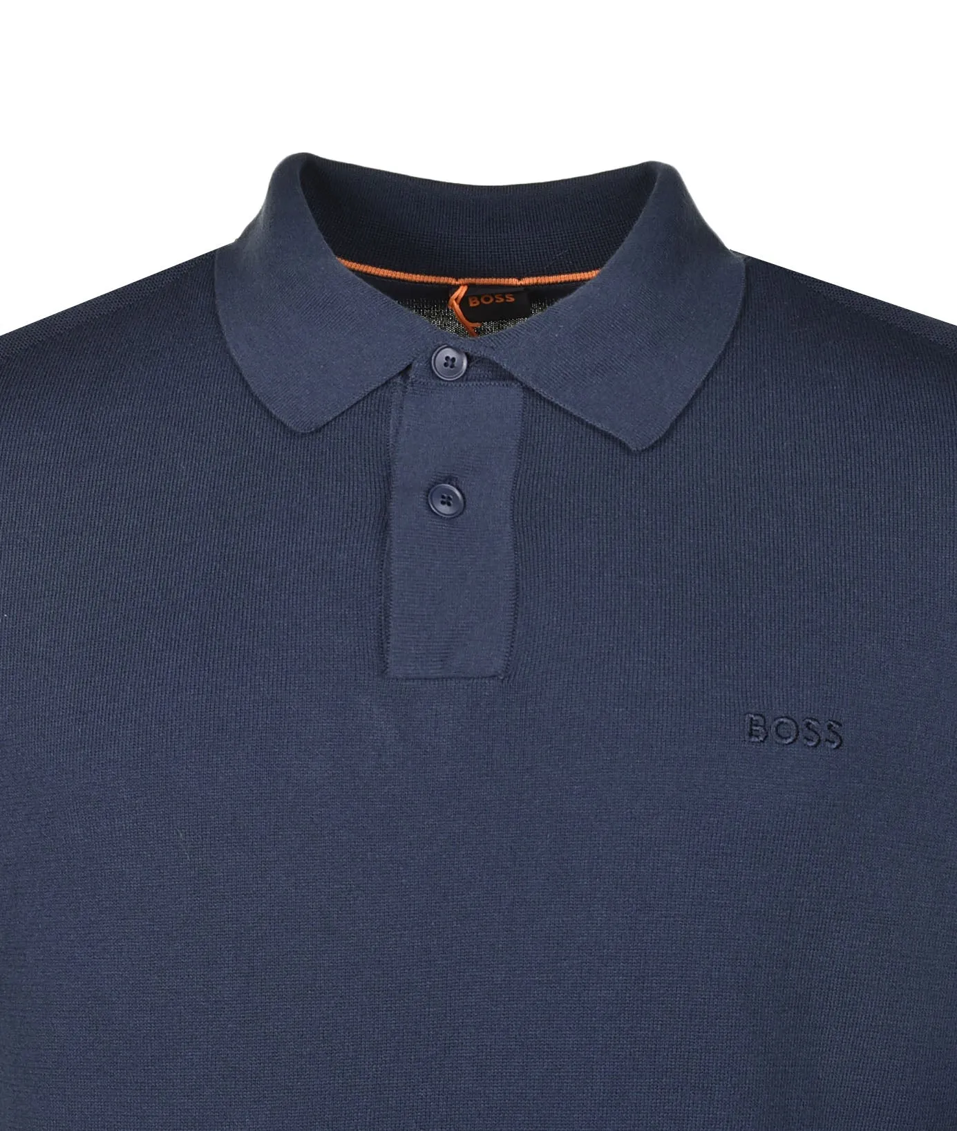 Asac Knitted Short Sleeve Polo Dark Blue sold by RAGAZZI product image thumbnail 3