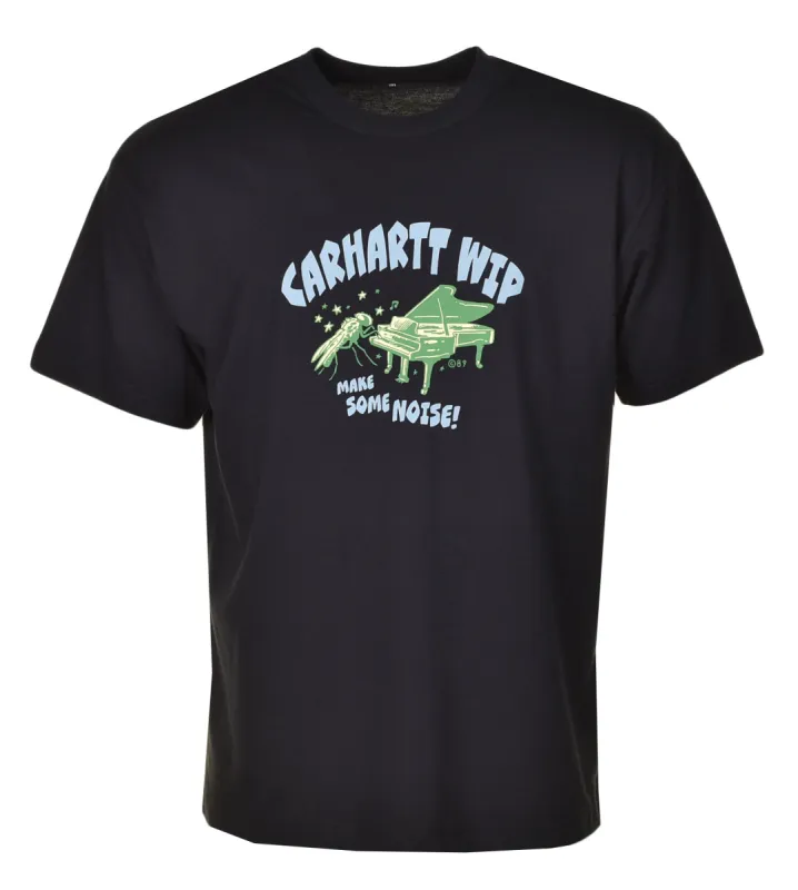Short Sleeve Noisy T Shirt Black sold by RAGAZZI