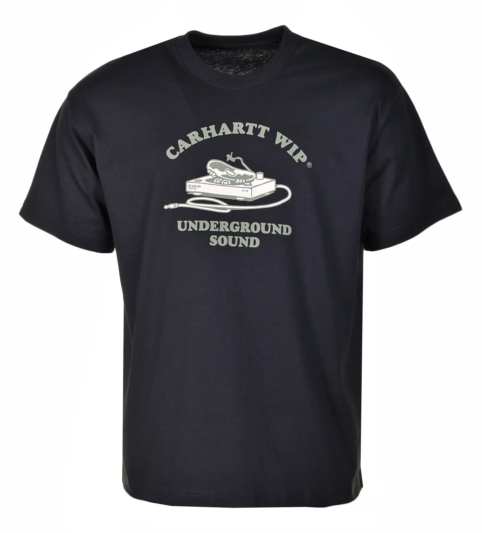 Short Sleeve Underground Sound T Shirt Black sold by RAGAZZI