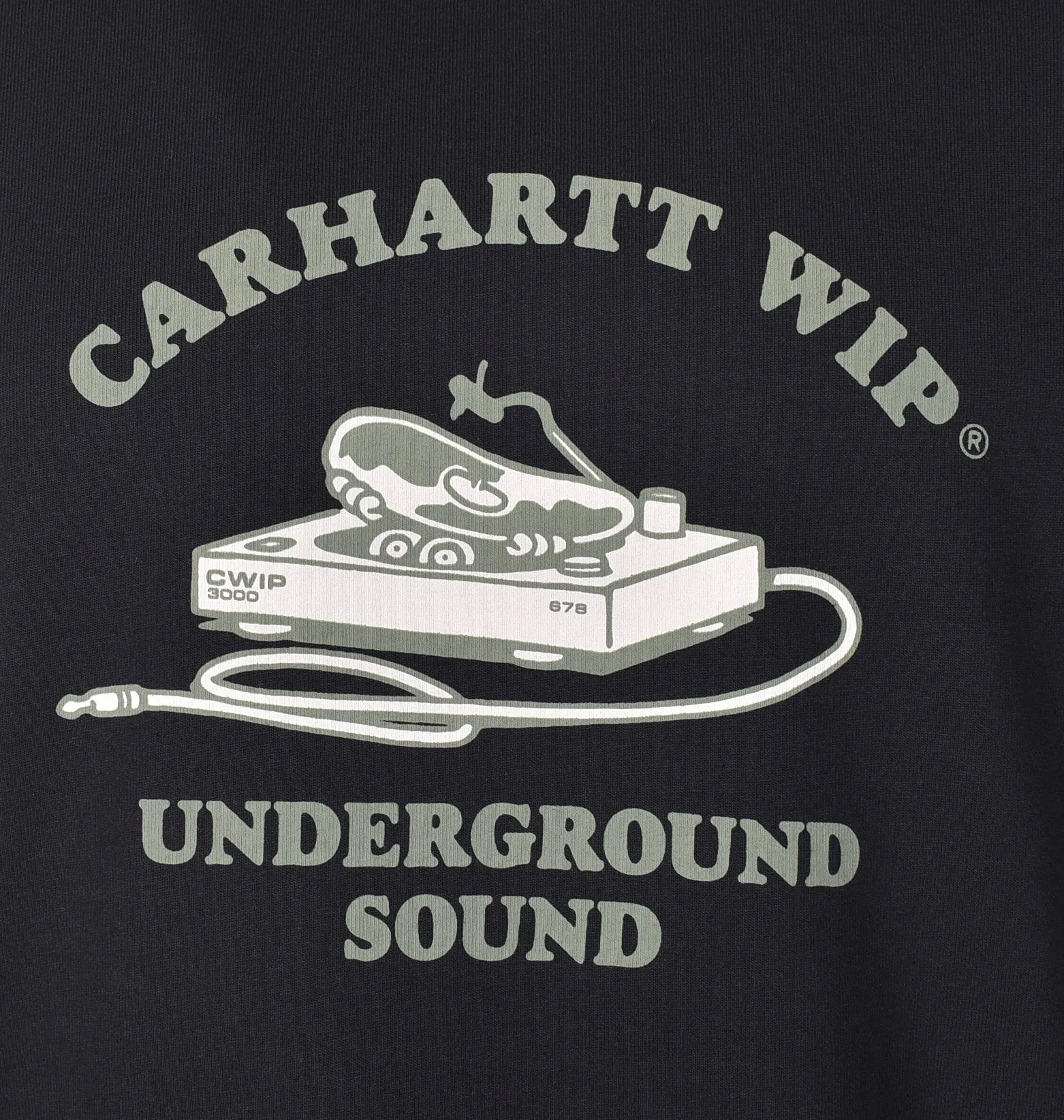 Short Sleeve Underground Sound T Shirt Black sold by RAGAZZI product image thumbnail 3