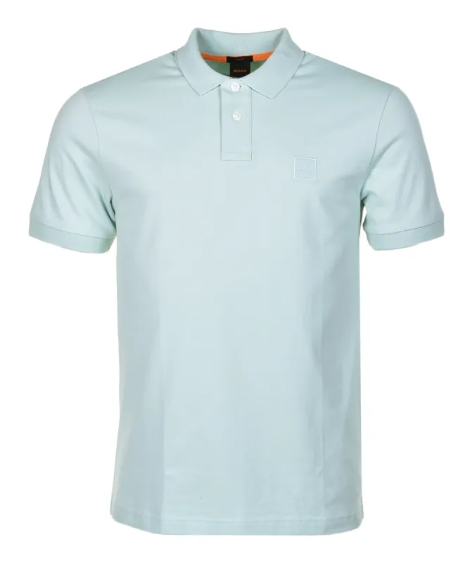 Passenger Short Sleeve Polo Shirt 474 Open Blue sold by RAGAZZI