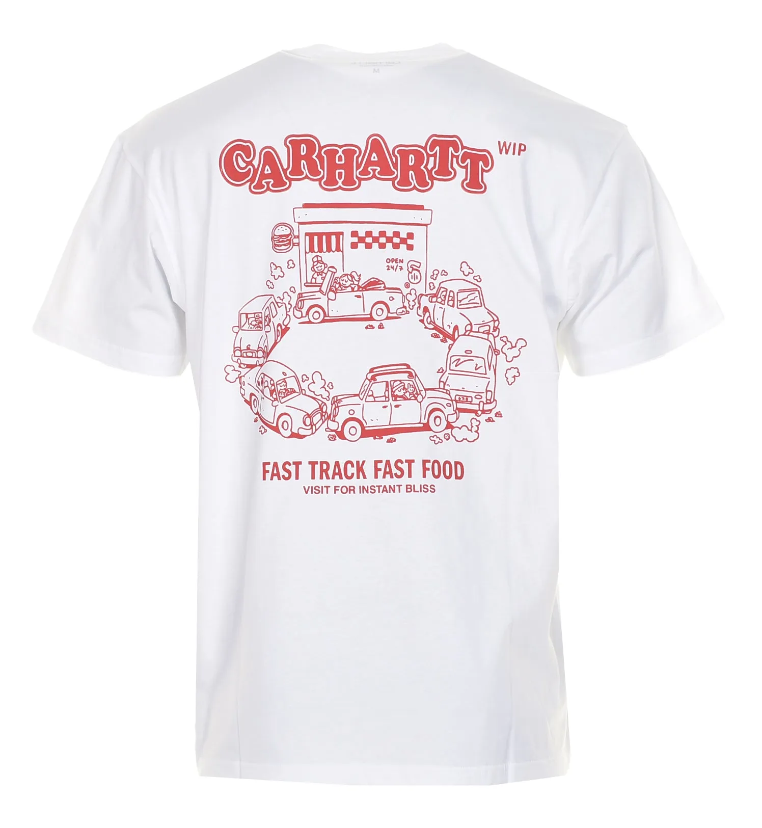 Short Sleeve Fast Food T Shirt White sold by RAGAZZI product image thumbnail 2