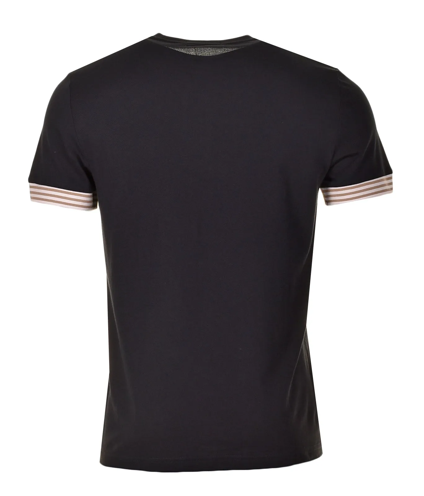 Striped Cuff T Shirt Black Yellow sold by RAGAZZI product image thumbnail 2