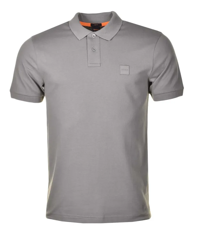 Passenger Short Sleeve Polo Shirt 076 Open Grey sold by RAGAZZI