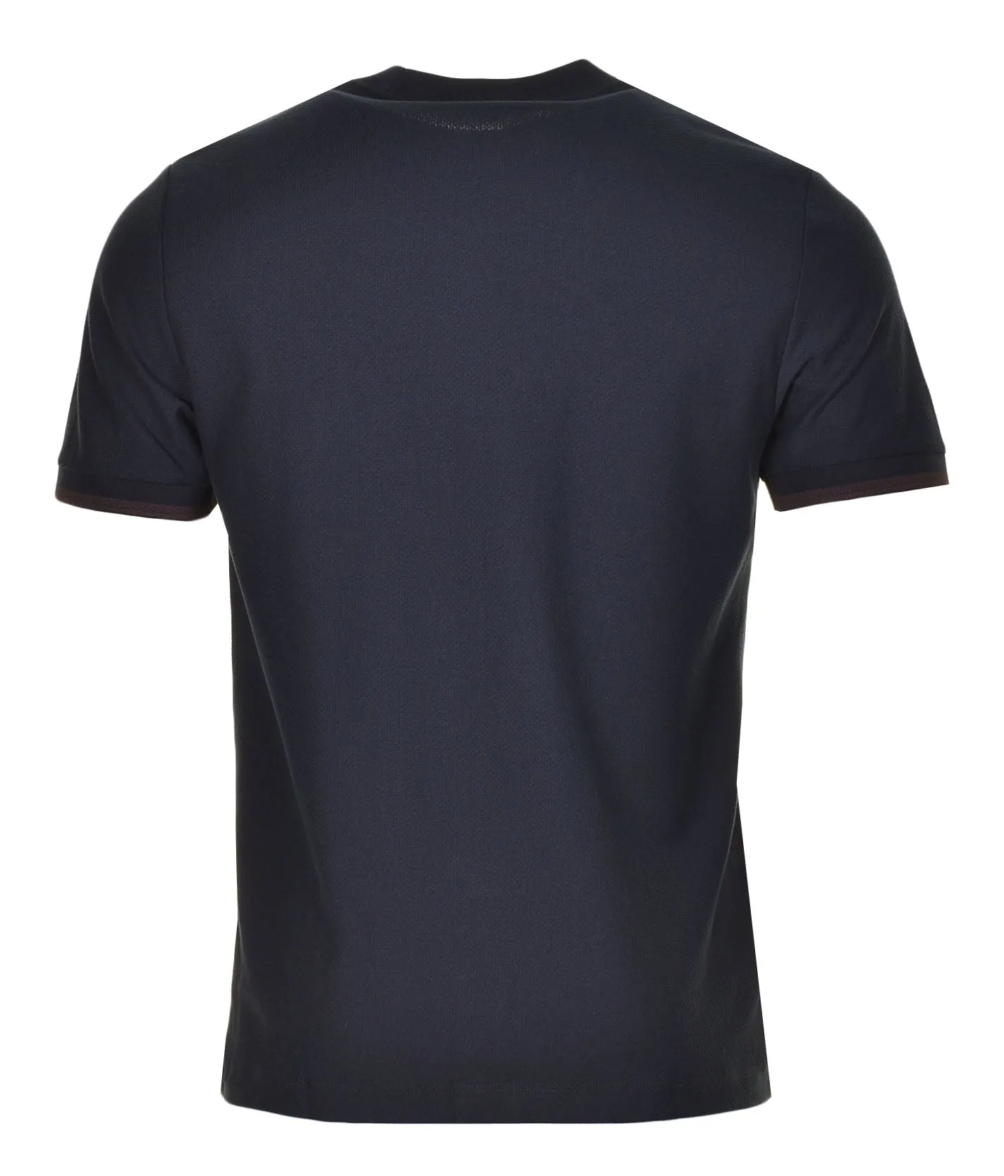 Tipped Cuff Pique T Shirt Navy sold by RAGAZZI product image thumbnail 2
