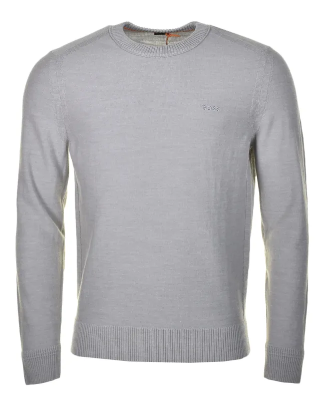 Avac Knitted Jumper Grey sold by RAGAZZI