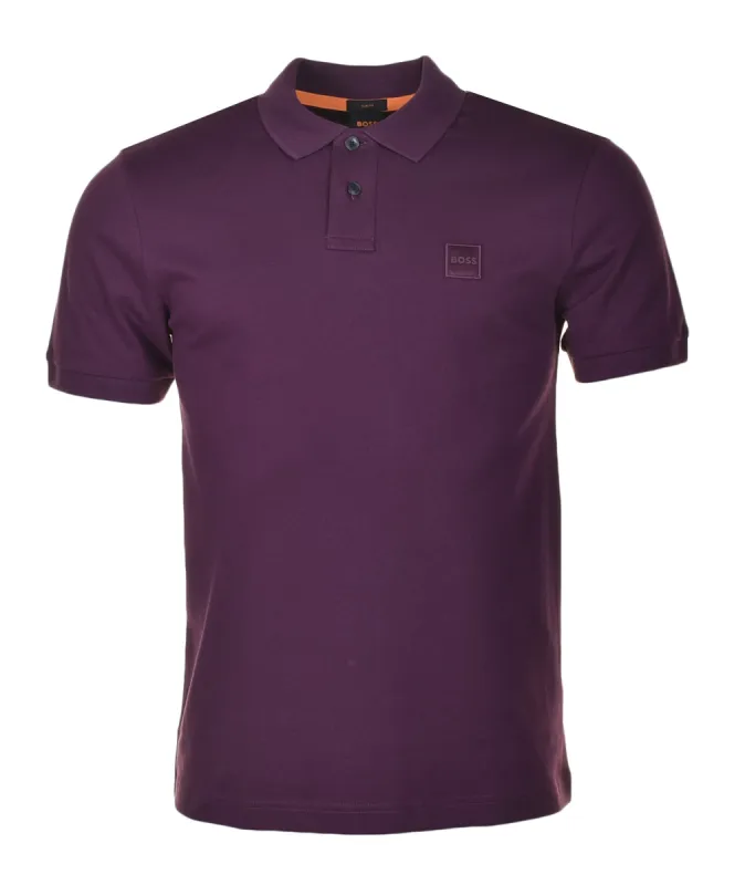 Passenger Short Sleeve Polo Shirt Medium Purple sold by RAGAZZI