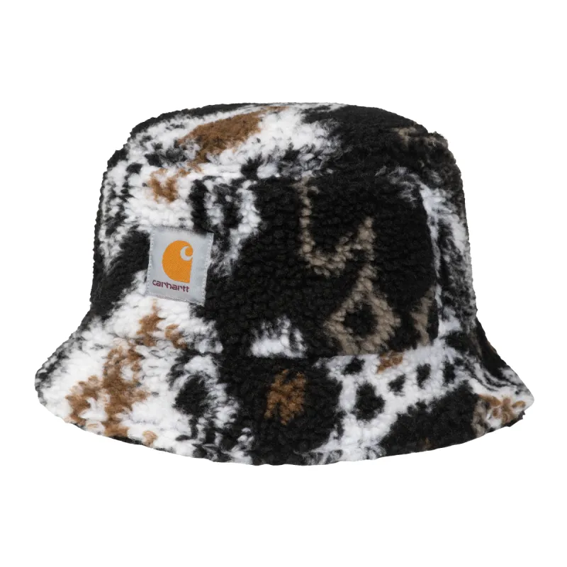 Prentis Fleece Bucket Hat Baru Jacquard Black sold by RAGAZZI