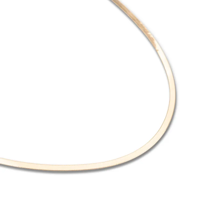 14k Herringbone Necklace sold by RG