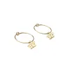 Gold Filled Dainty Butterfly Hoops sold by RG