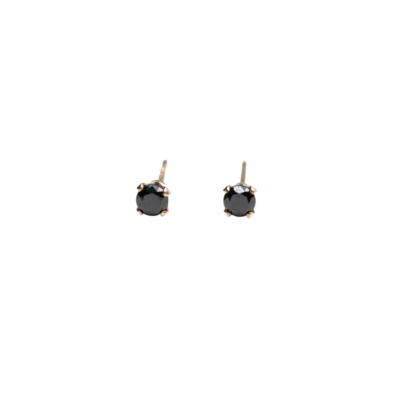 Gold Filled Crystal Studs | Onyx sold by RG