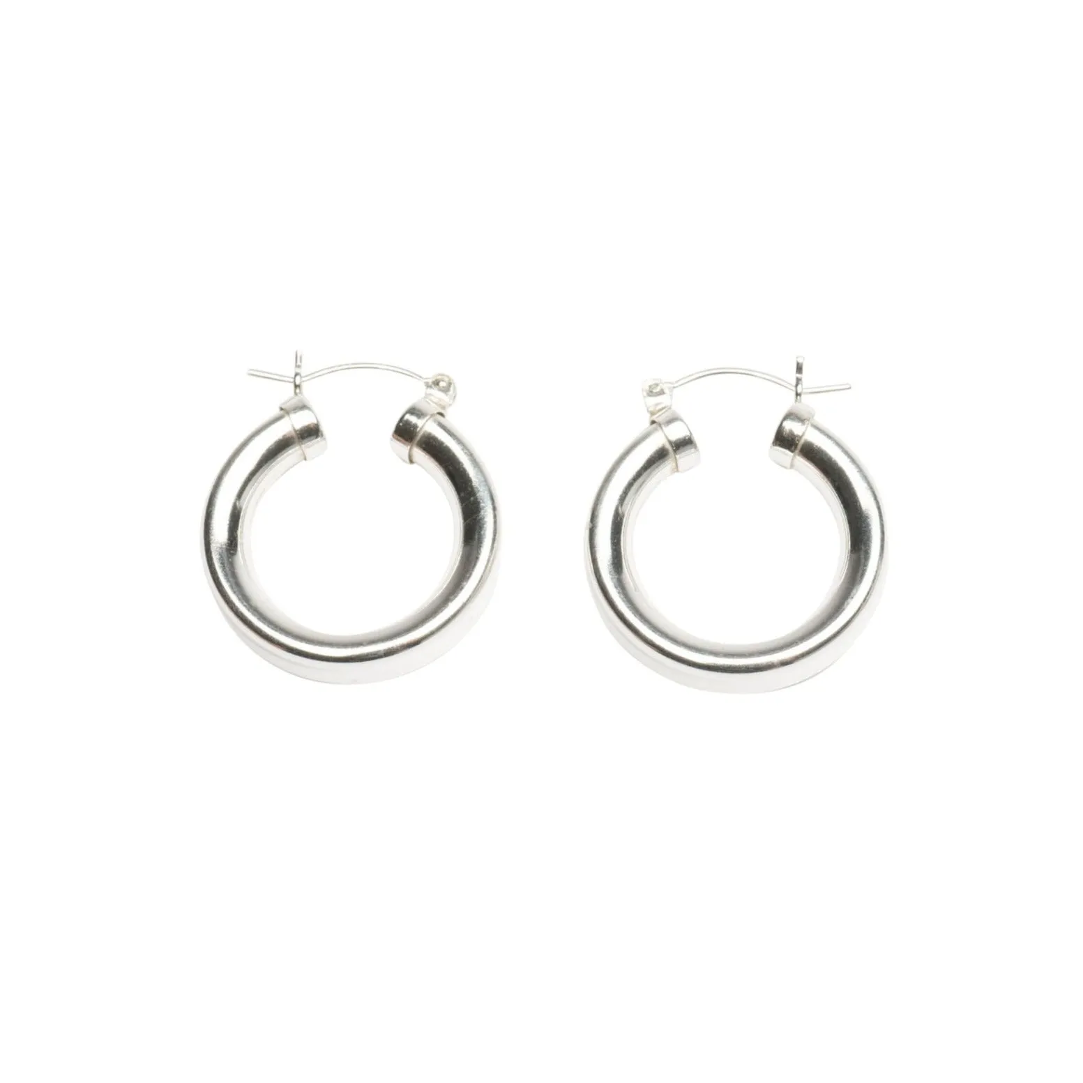 Silver Chubby Hoops sold by RG