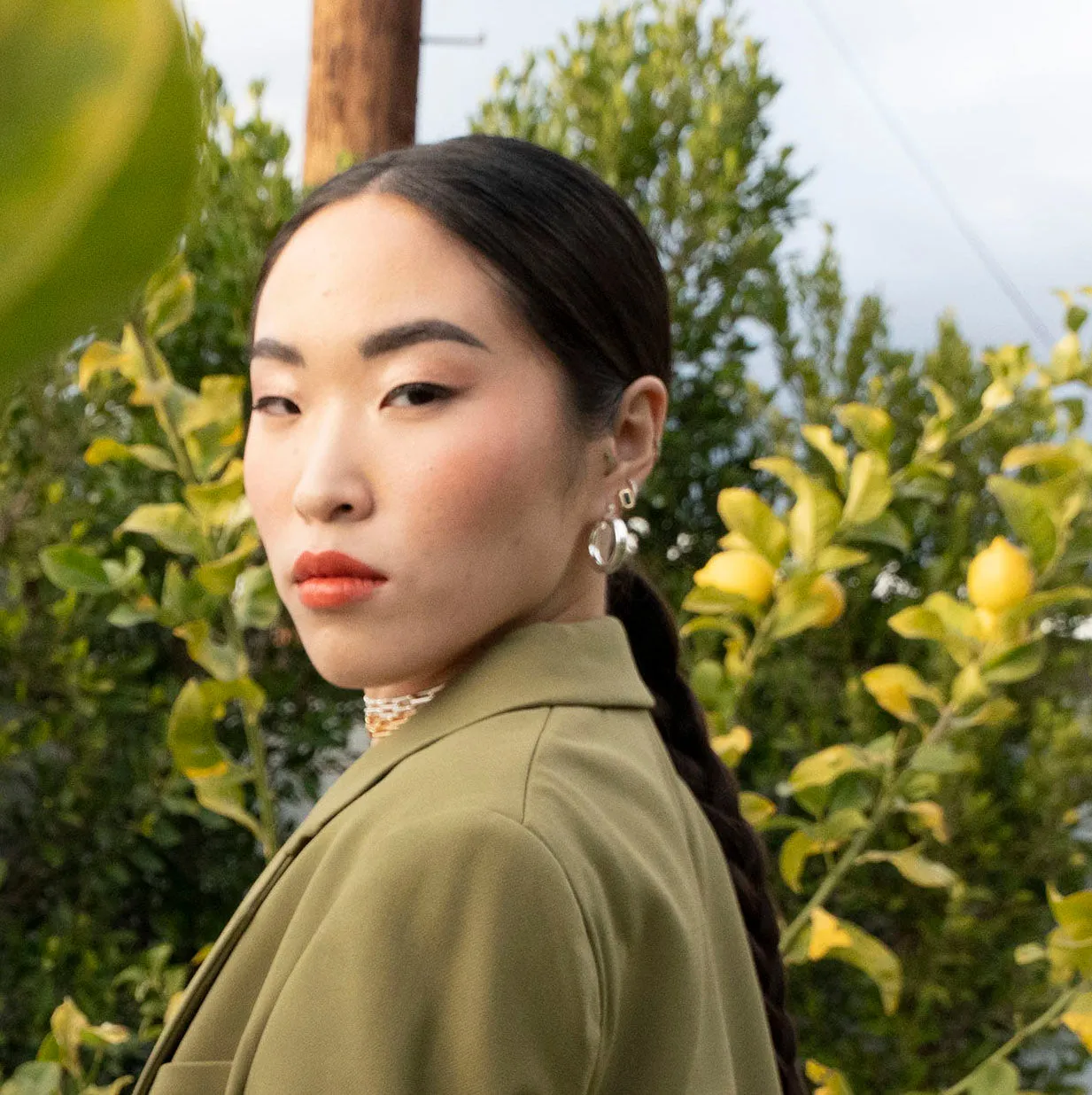 Silver Chubby Hoops sold by RG product image thumbnail 2