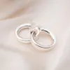 Silver Chubby Hoops sold by RG