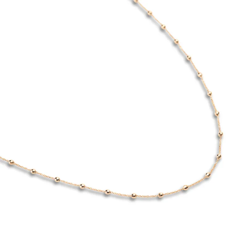 14k Disco Satellite Necklace sold by RG