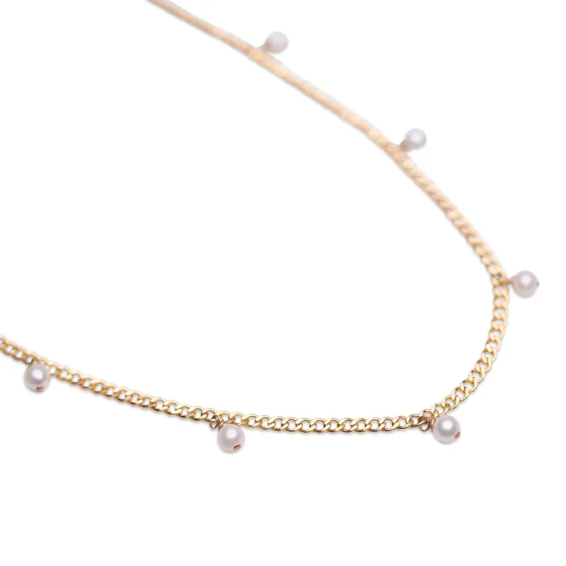 Gold Filled Cleo Pearl Necklace sold by RG