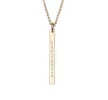 Gold Filled Vertical Bar Charm Necklace sold by RG