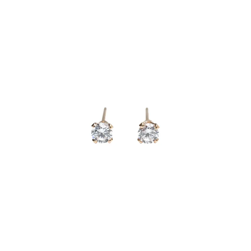Gold Filled Crystal Birthstone Studs sold by RG