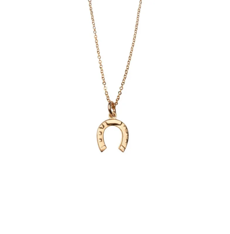 Gold Filled Horseshoe Necklace sold by RG
