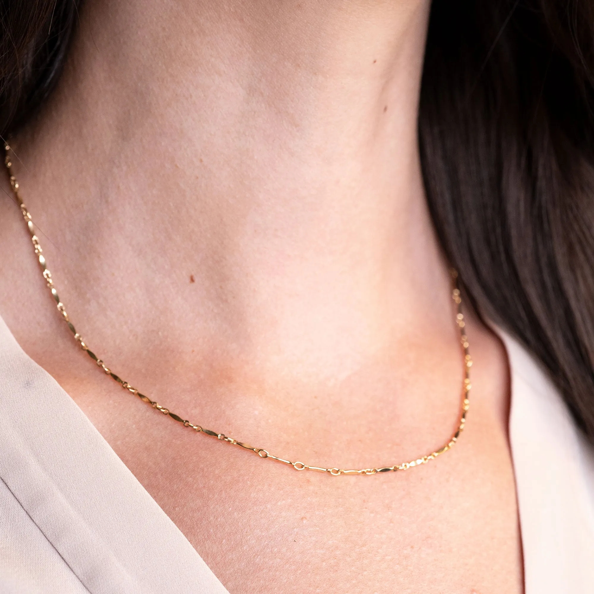 Gold Filled Dapped Bar Necklace sold by RG product image thumbnail 2