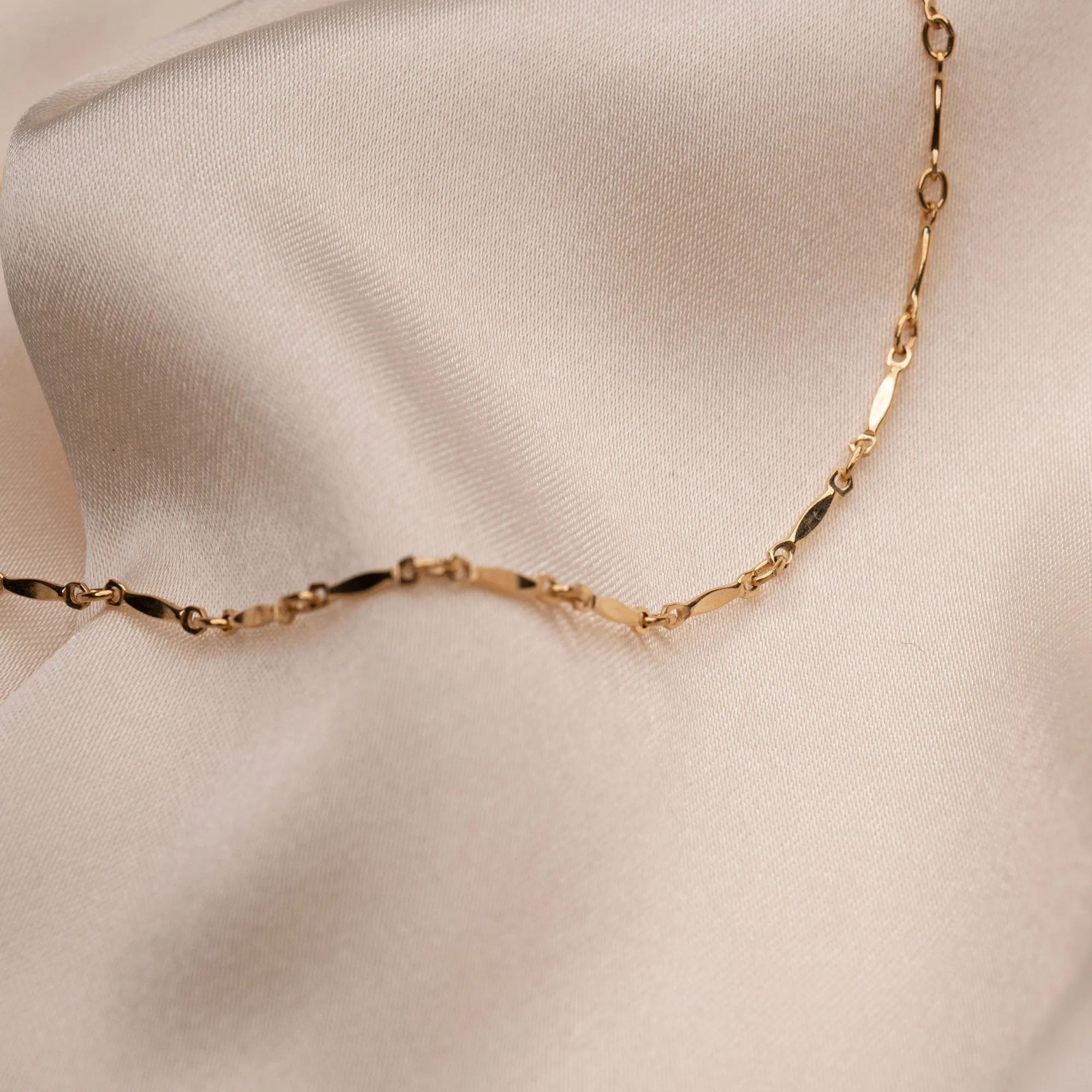 Gold Filled Dapped Bar Necklace sold by RG product image thumbnail 3