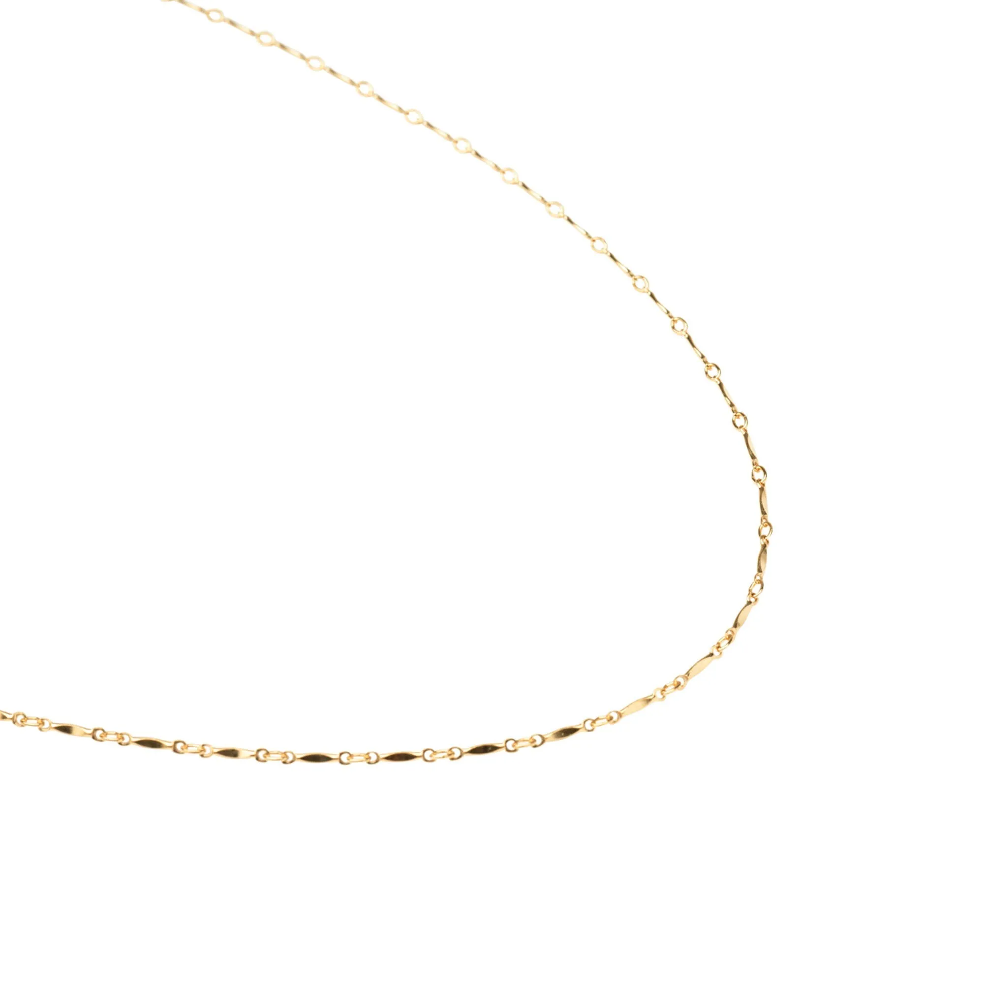 Gold Filled Dapped Bar Necklace sold by RG