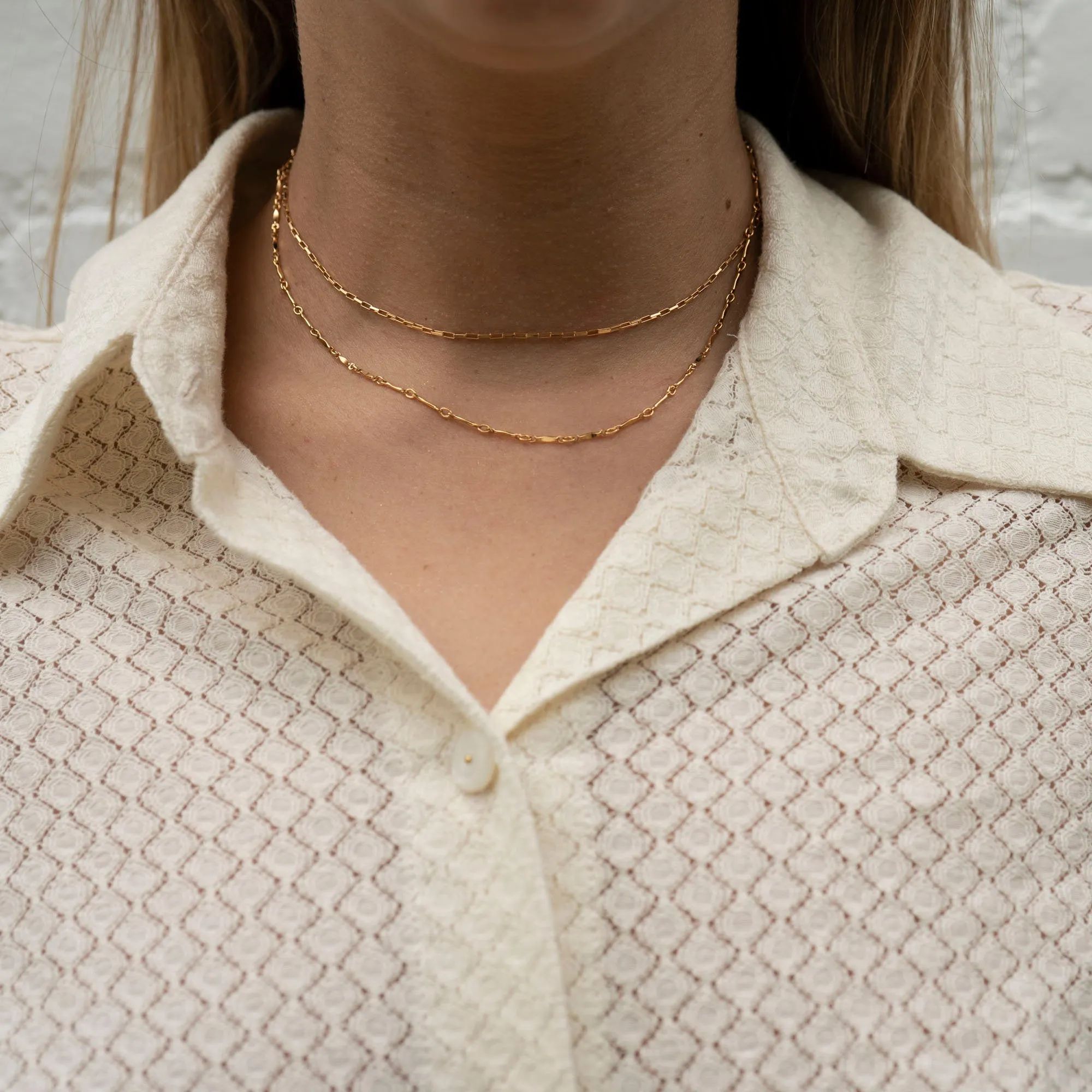 Gold Filled Dapped Bar Necklace sold by RG product image thumbnail 4