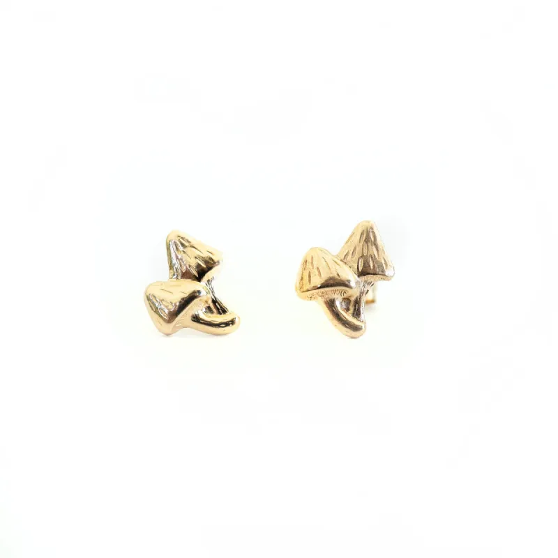 Gold Filled Double Mushroom Studs sold by RG