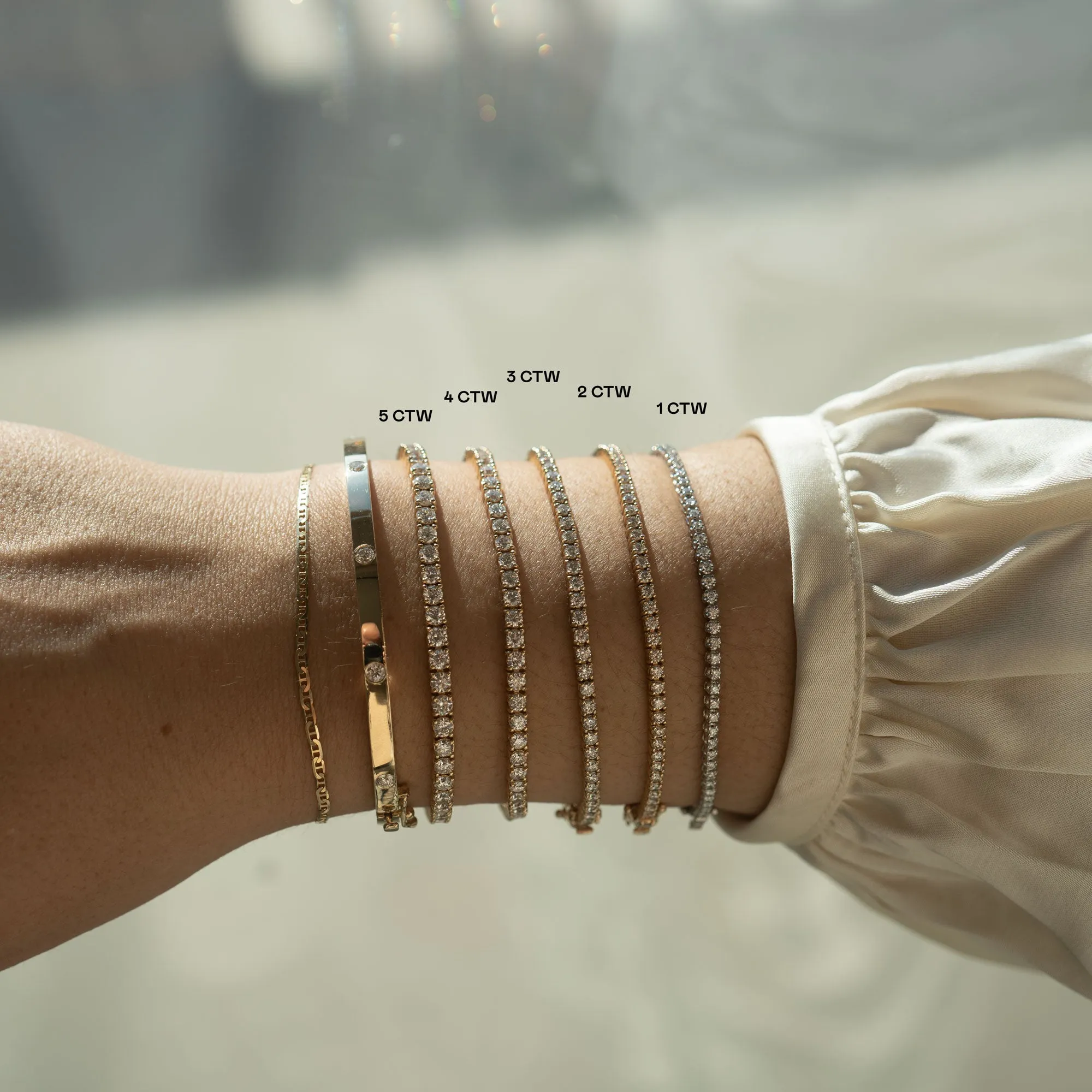 14K Tennis Bracelet | 3 CTW sold by RG product image thumbnail 3