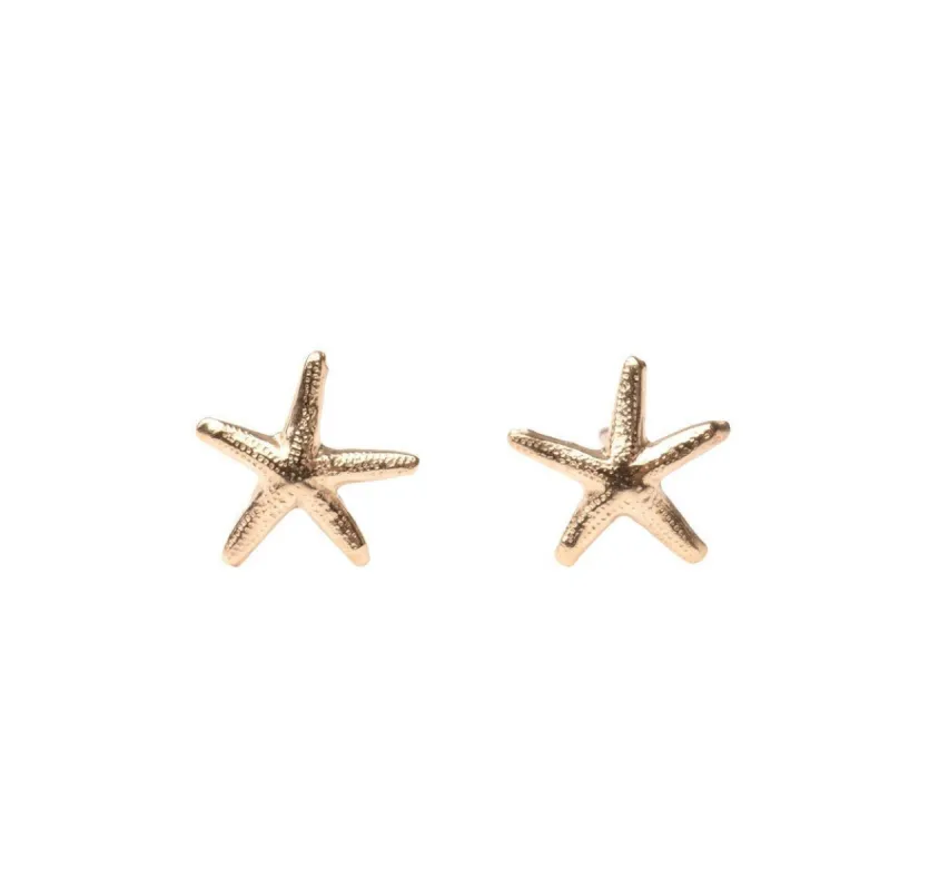 Gold Filled Starfish Stud Earrings sold by RG