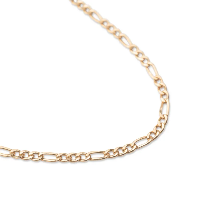 Gold Filled Thick Figaro Necklace sold by RG