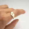 14k Diamond Heart Signet Ring sold by RG