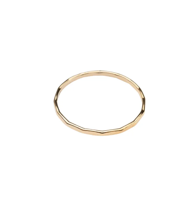 Gold Filled Textured Stackable Ring sold by RG