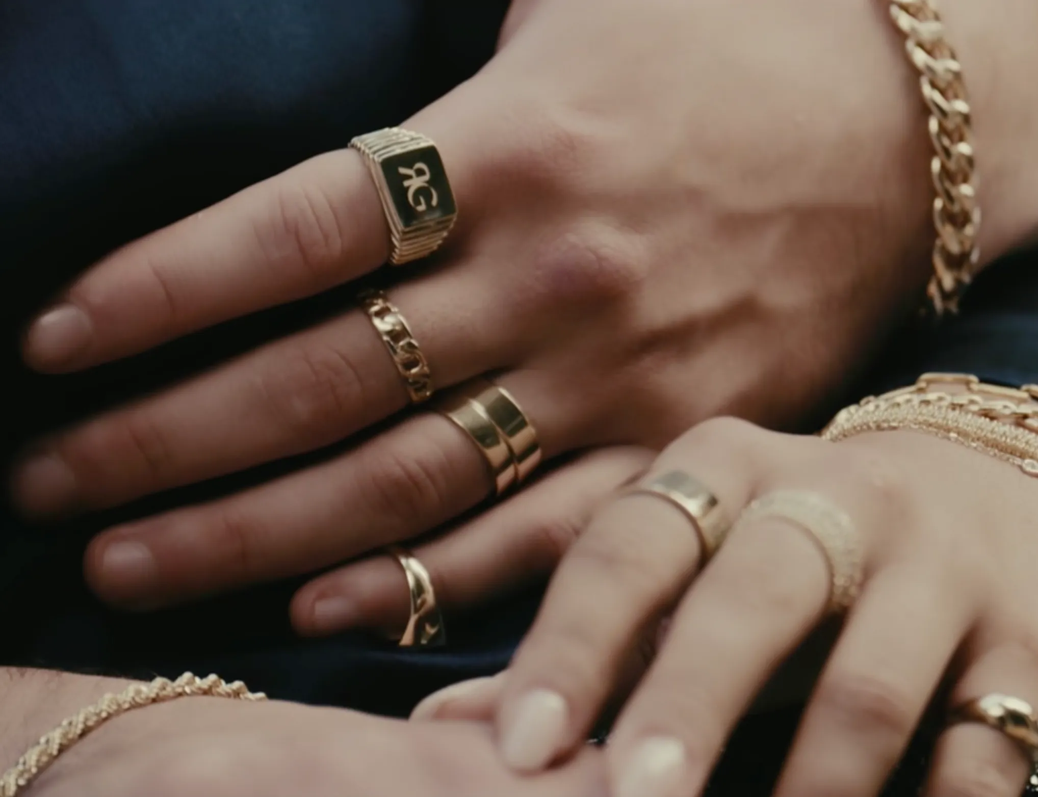 14k Pyramid Signet Ring sold by RG product image thumbnail 4