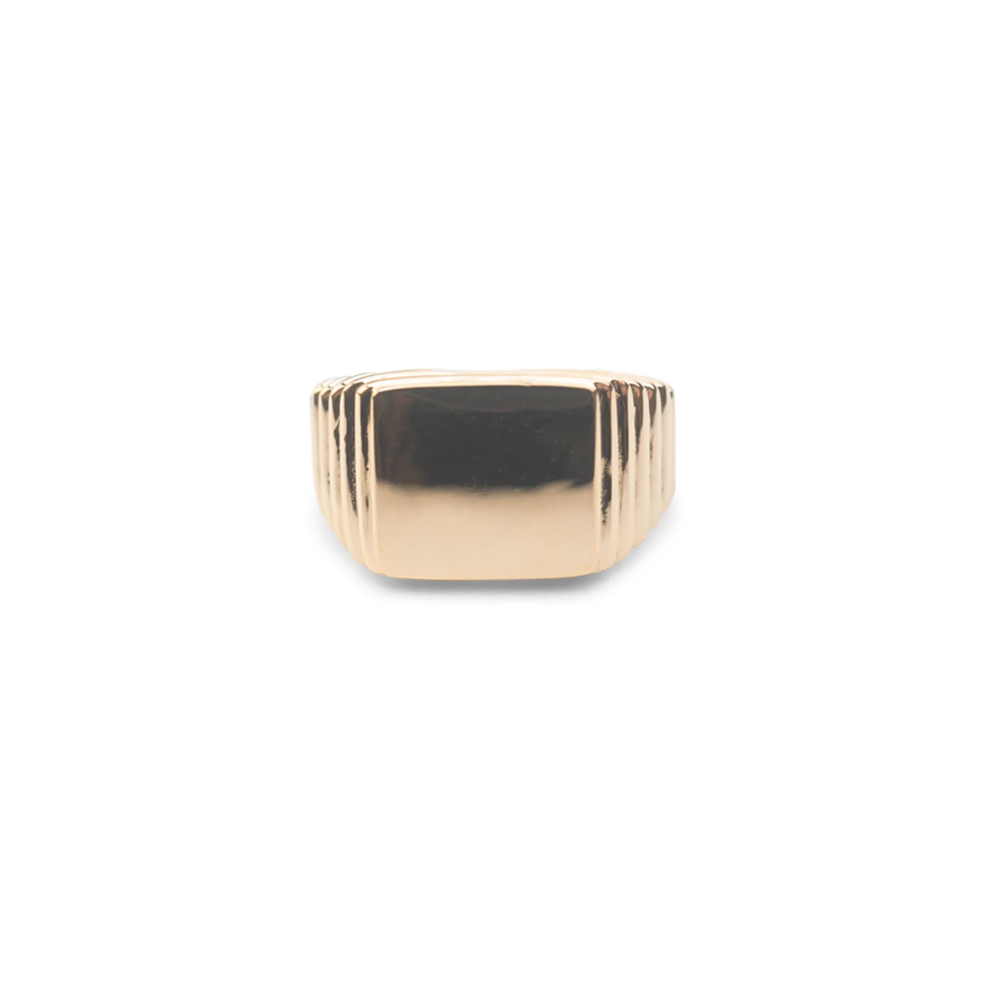 14k Pyramid Signet Ring sold by RG product image thumbnail 3