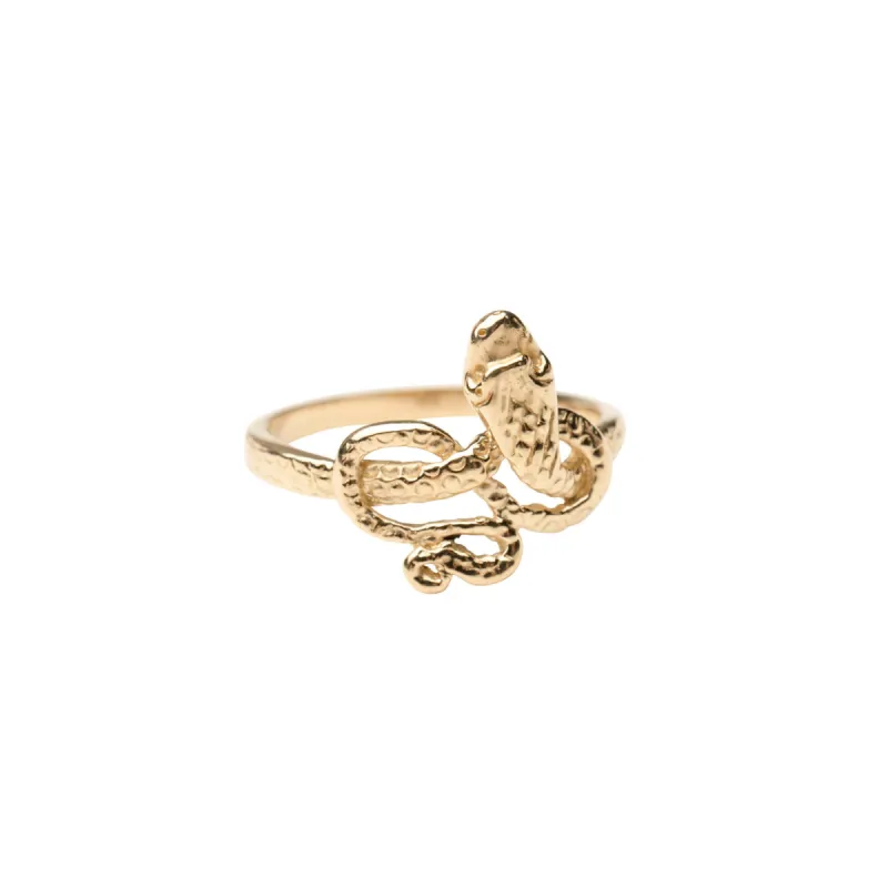 14k Gold Serpent Ring sold by RG