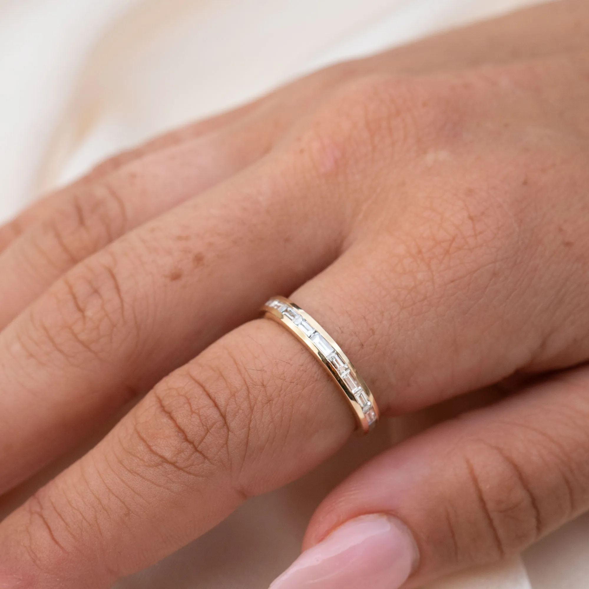 14k Baguette Eternity Ring | 1 CTW sold by RG product image thumbnail 2