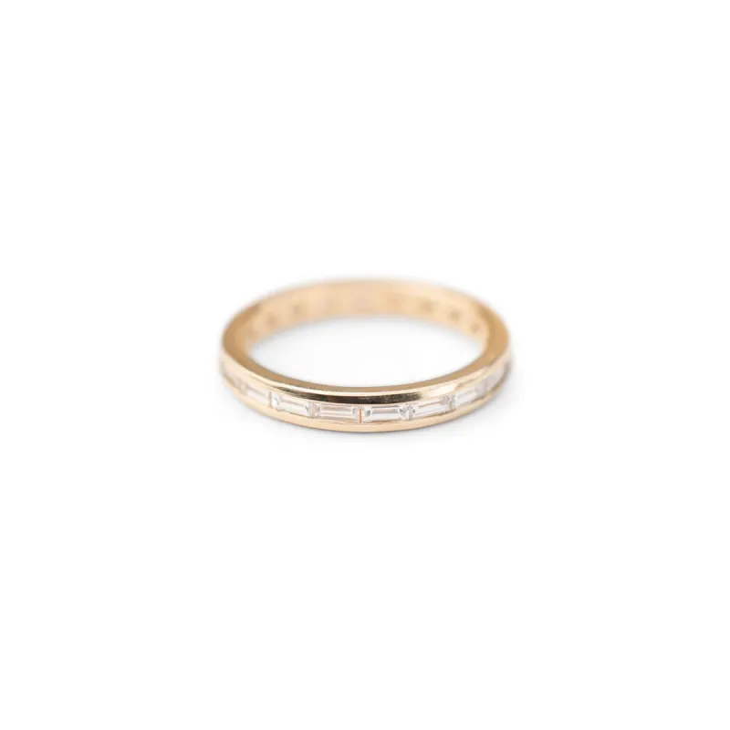 14k Baguette Eternity Ring | 1 CTW sold by RG