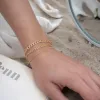 Gold Filled Thin Curb Link Bracelet sold by RG