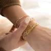 Gold Filled Paperclip Bracelet sold by RG