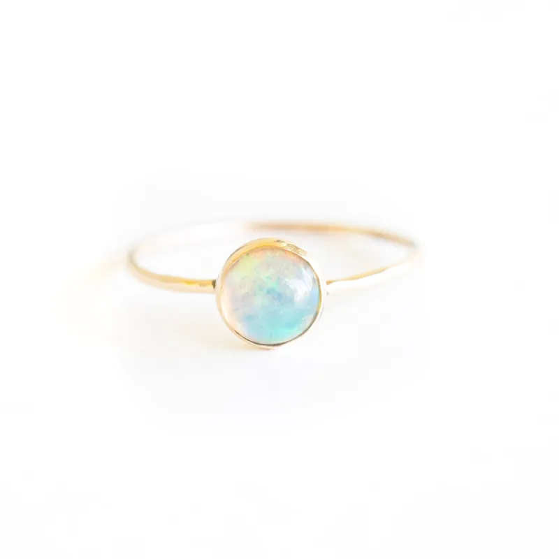 Gold Filled Natural Opal Ring sold by RG