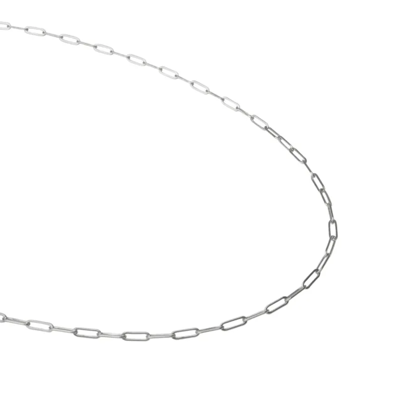 Silver Rectangle Necklace sold by RG