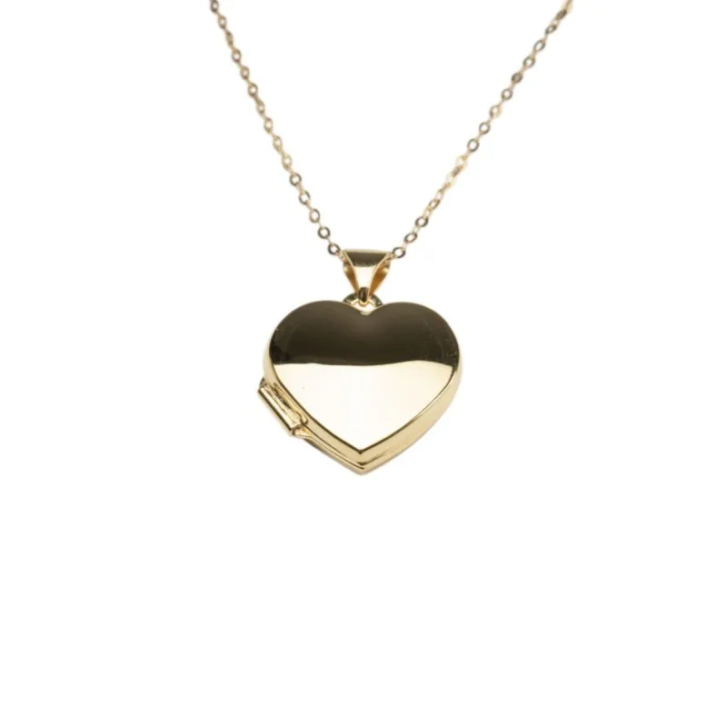 14k Heart Locket Necklace sold by RG