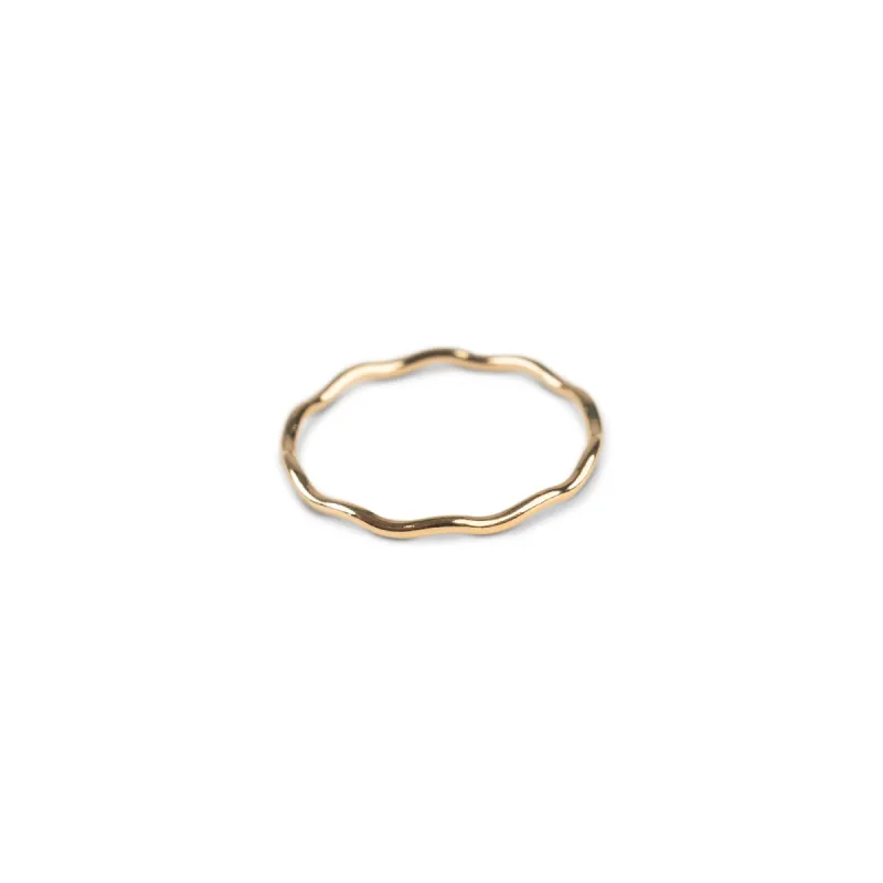Gold Filled Wavy Ring sold by RG