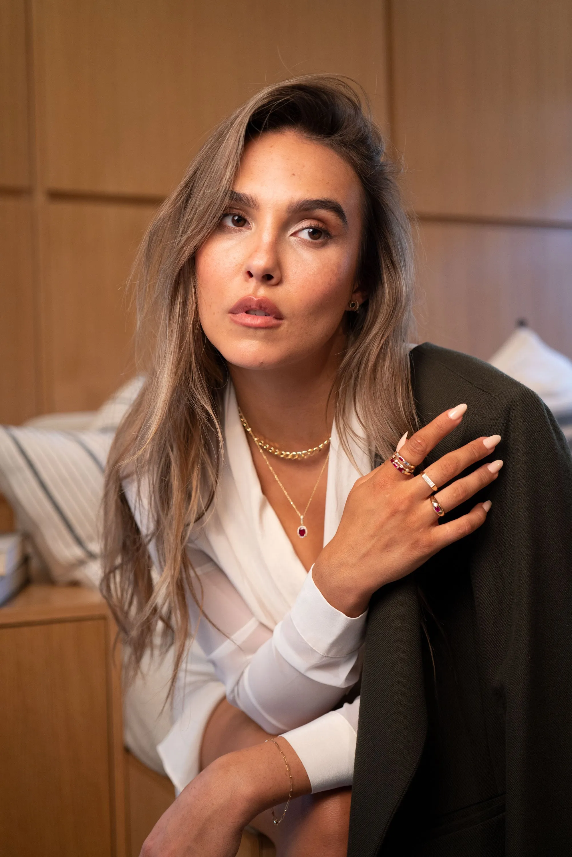 14k Ruby and Diamond Baguette Ring sold by RG product image thumbnail 2