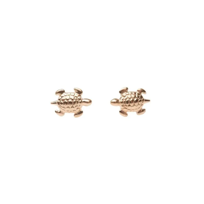 Gold Filled Turtle Stud Earrings sold by RG
