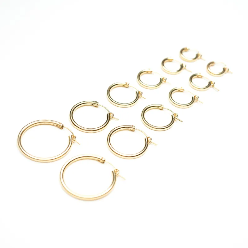 Gold Filled Clasp Hoops sold by RG