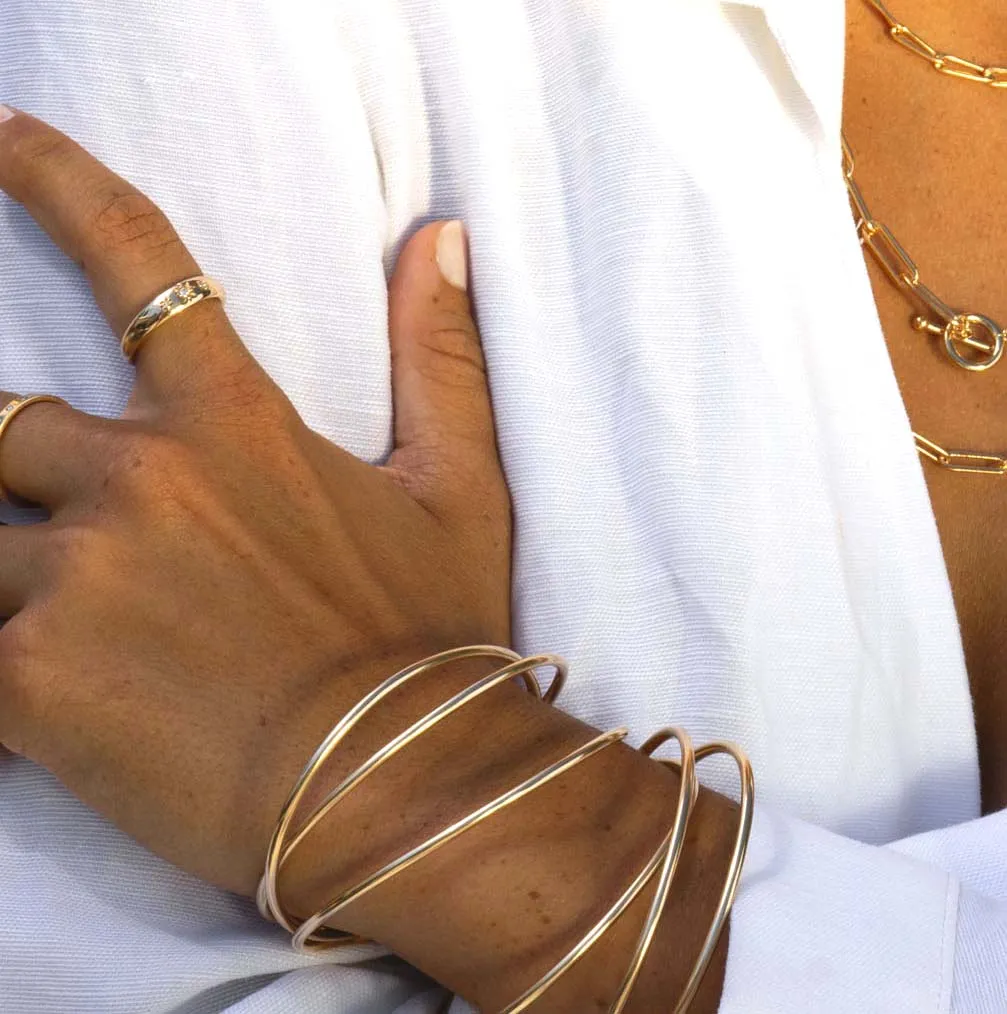 14k Starry Night Dome Ring sold by RG product image thumbnail 5