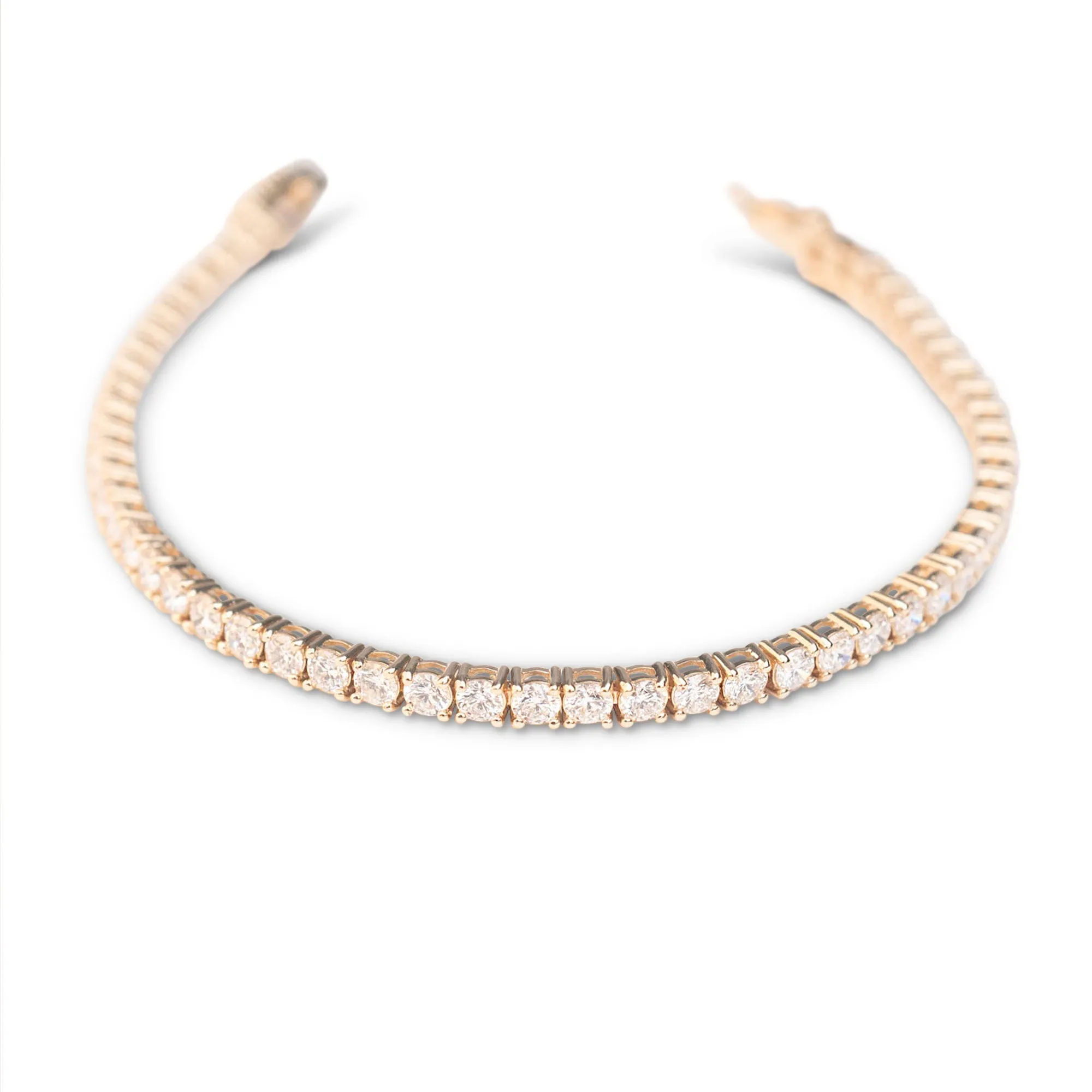14K Tennis Bracelet | 5.11 CTW sold by RG